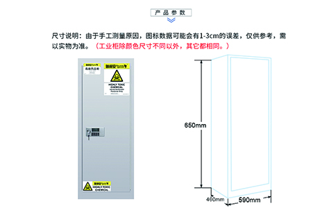 22加仑毒麻药品防爆柜尺寸